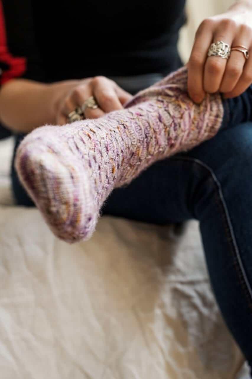 Speckled Eggs Socks Pattern