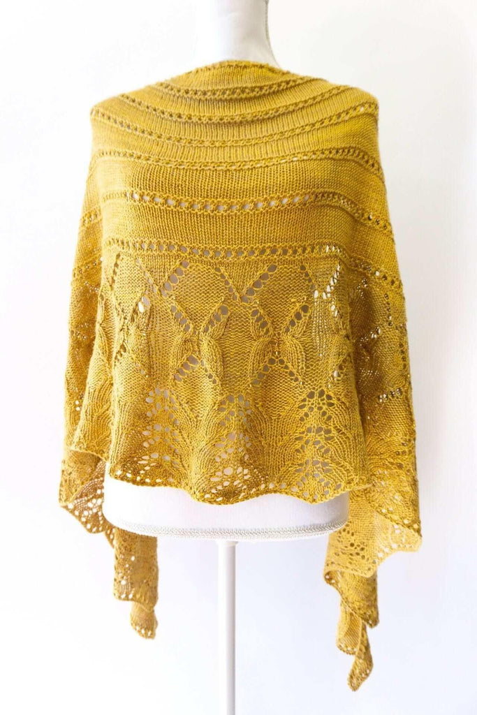 Summer Butterflies Shawl Knitting kits - Les Laines Biscotte Yarns