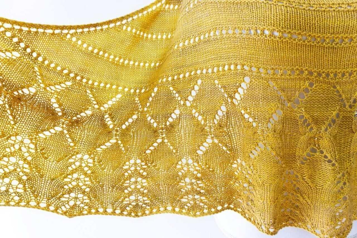 Summer Butterflies Shawl Knitting kits - Les Laines Biscotte Yarns