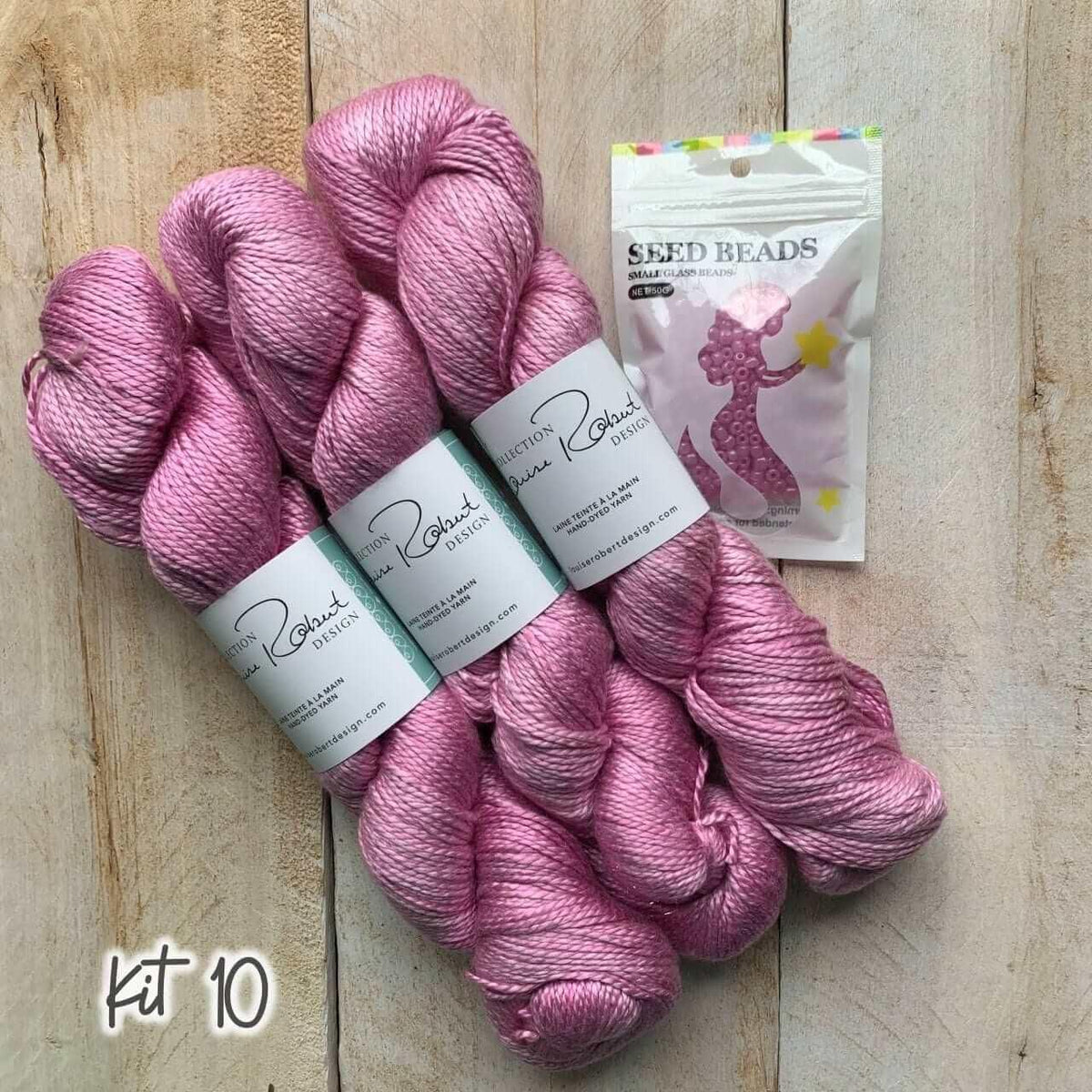 Summer Butterflies Shawl Knitting kits - Les Laines Biscotte Yarns