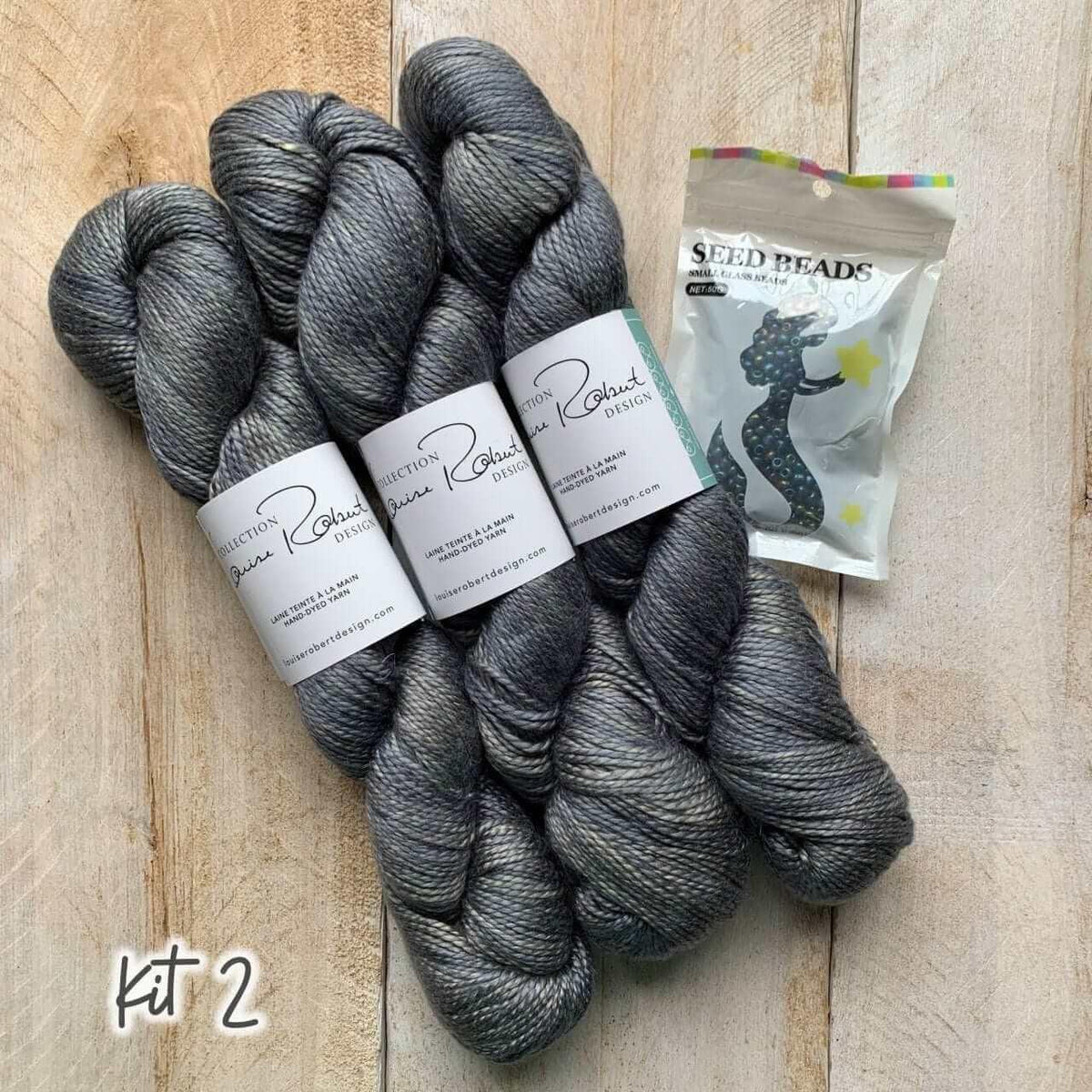 Summer Butterflies Shawl Knitting kits - Les Laines Biscotte Yarns