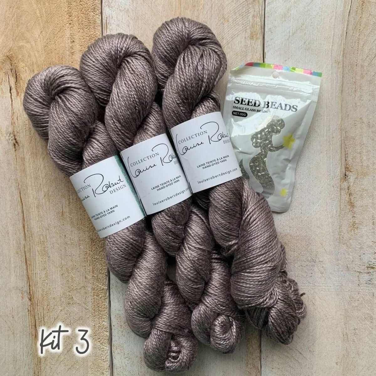 Summer Butterflies Shawl Knitting kits - Les Laines Biscotte Yarns