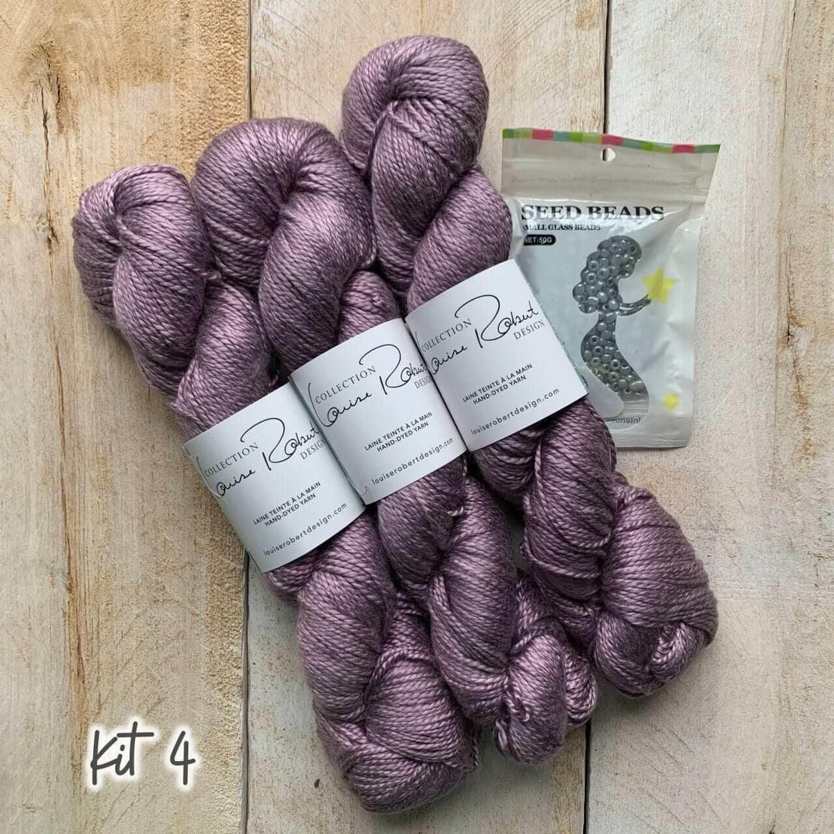 Summer Butterflies Shawl Knitting kits - Les Laines Biscotte Yarns