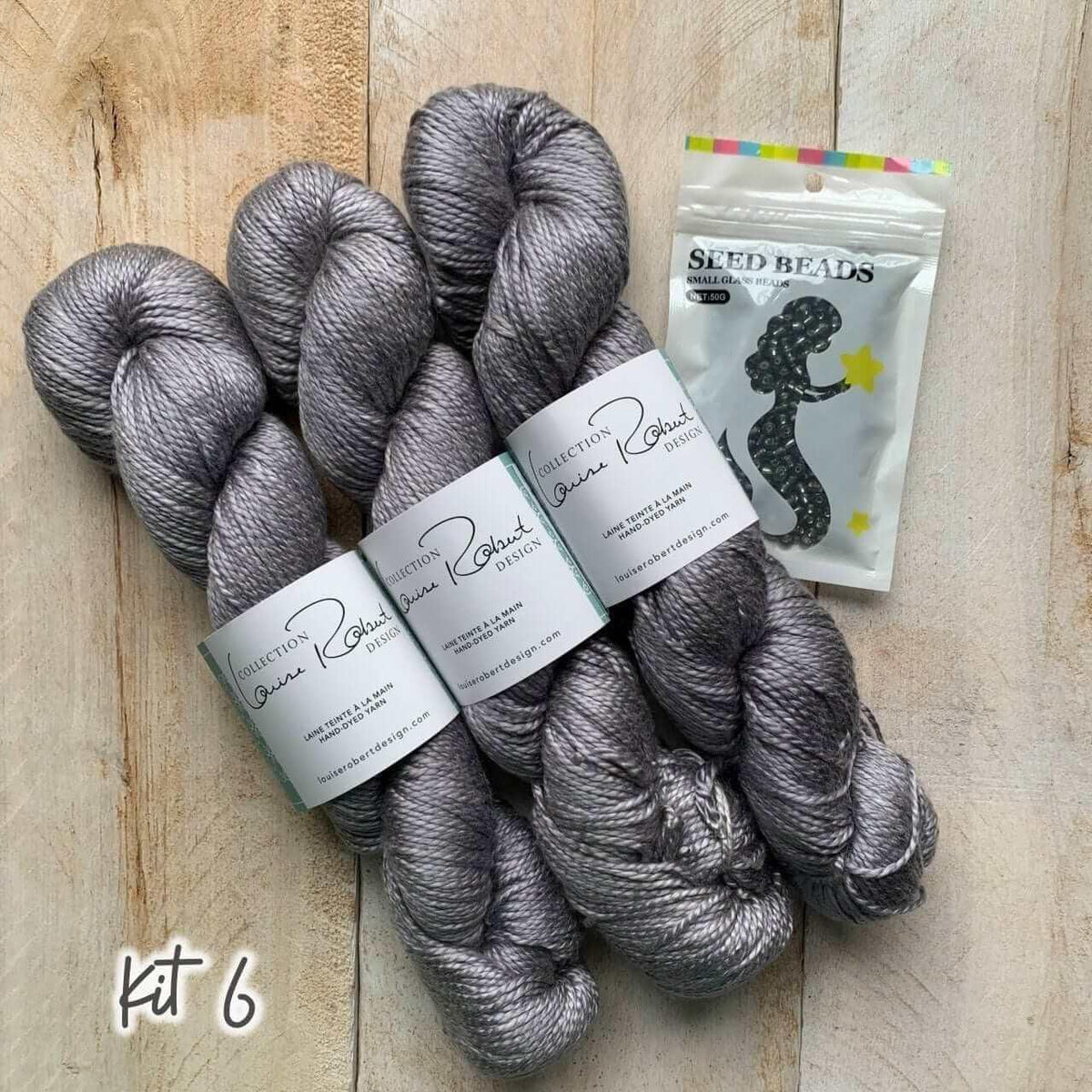 Summer Butterflies Shawl Knitting kits - Les Laines Biscotte Yarns