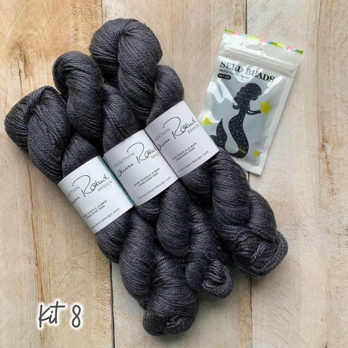 Summer Butterflies Shawl Knitting kits - Les Laines Biscotte Yarns