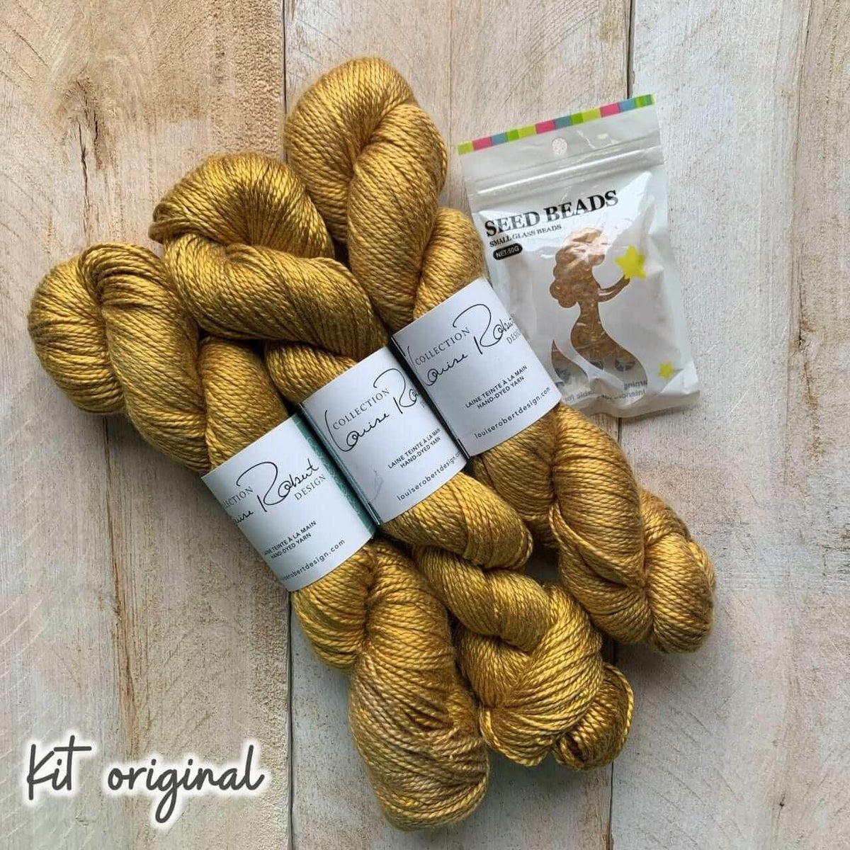 Summer Butterflies Shawl Knitting kits - Les Laines Biscotte Yarns