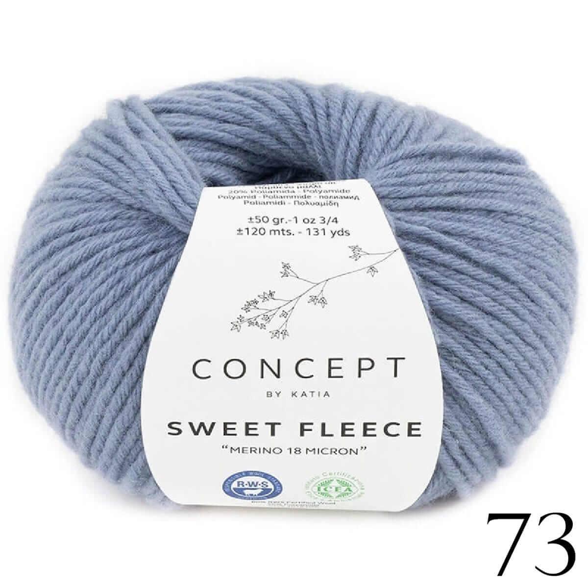 Katia Concept - Sweet Fleece - Color: 73 - Jeans