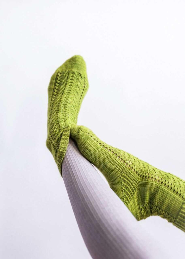 Twist Spring Socks - Knitting Pattern