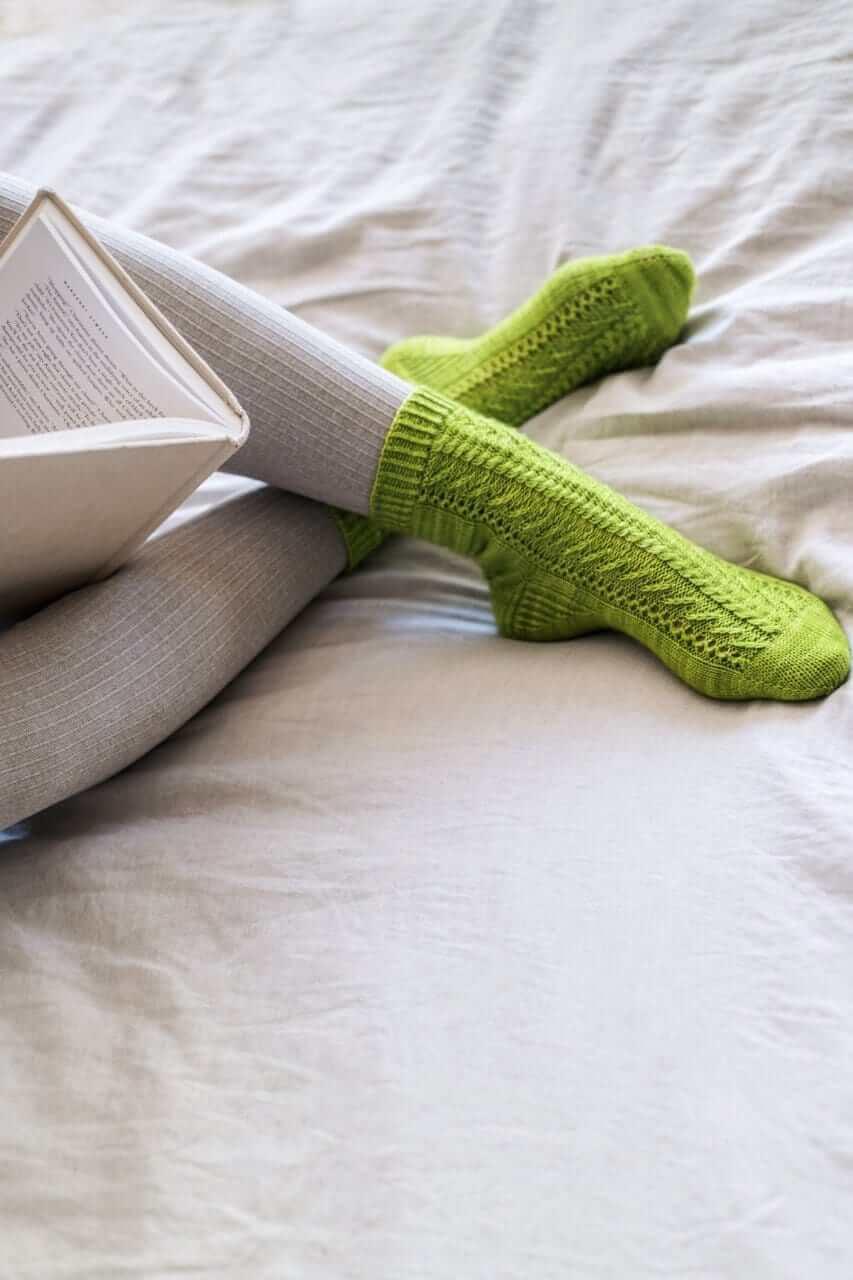 Twist Spring Socks - Knitting Pattern