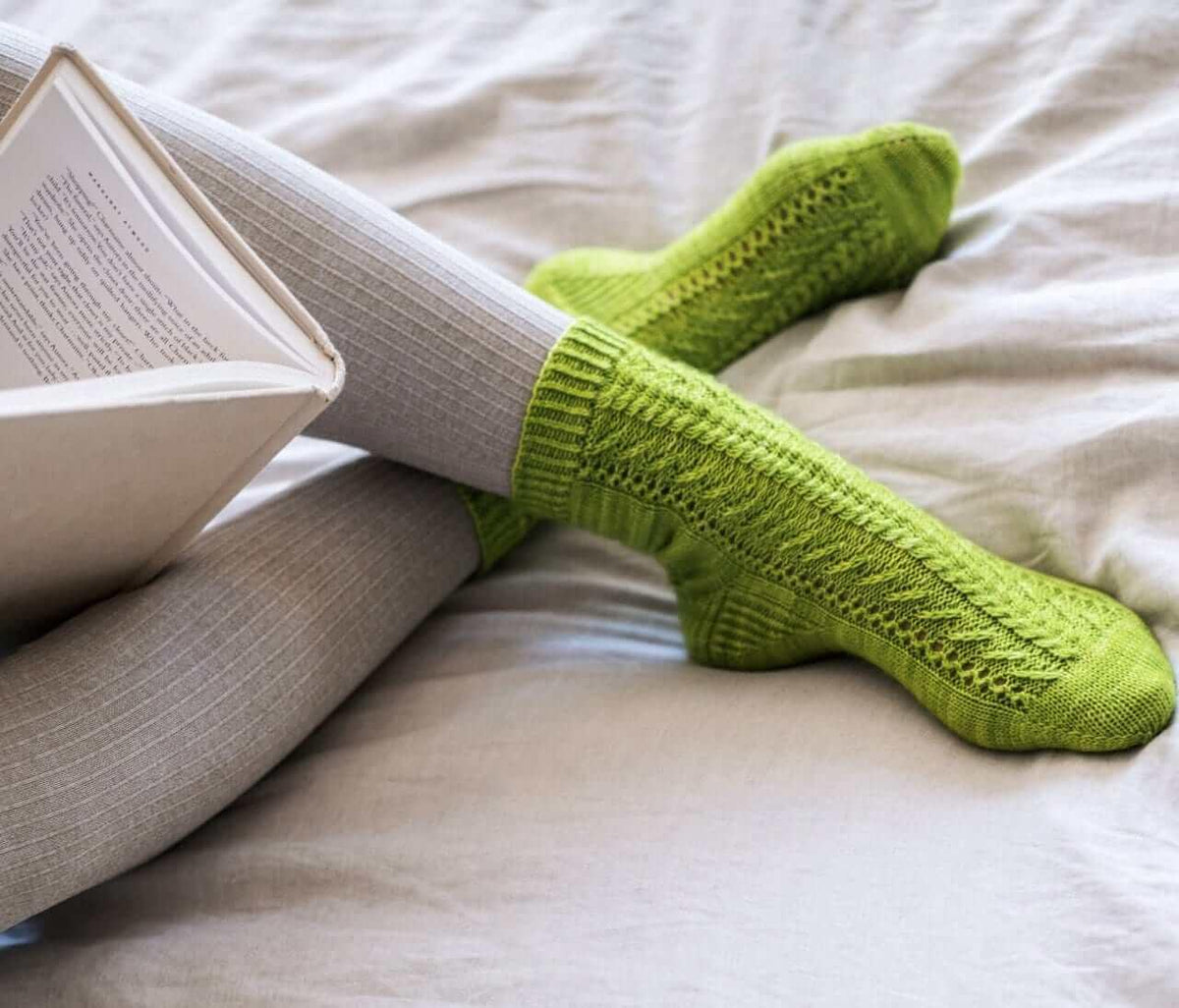 Twist Spring Socks - Knitting Pattern