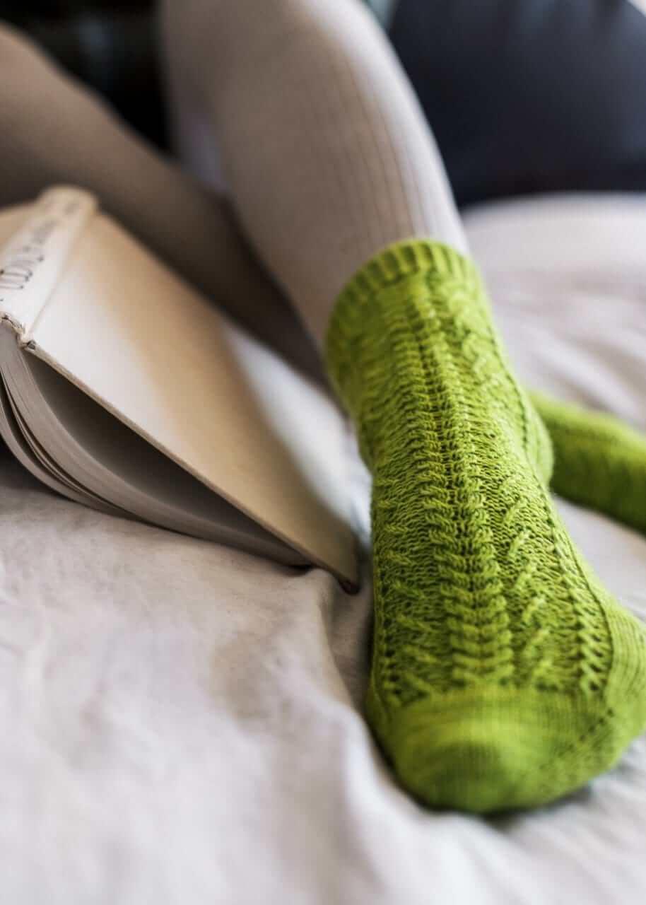 Twist Spring Socks - Knitting Pattern