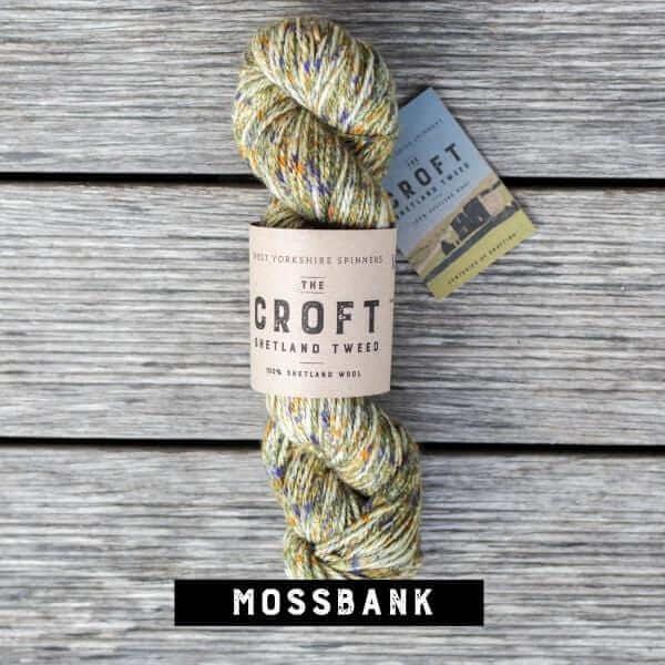 The Croft Shetland Tweed - Color: MOSSBANK-757