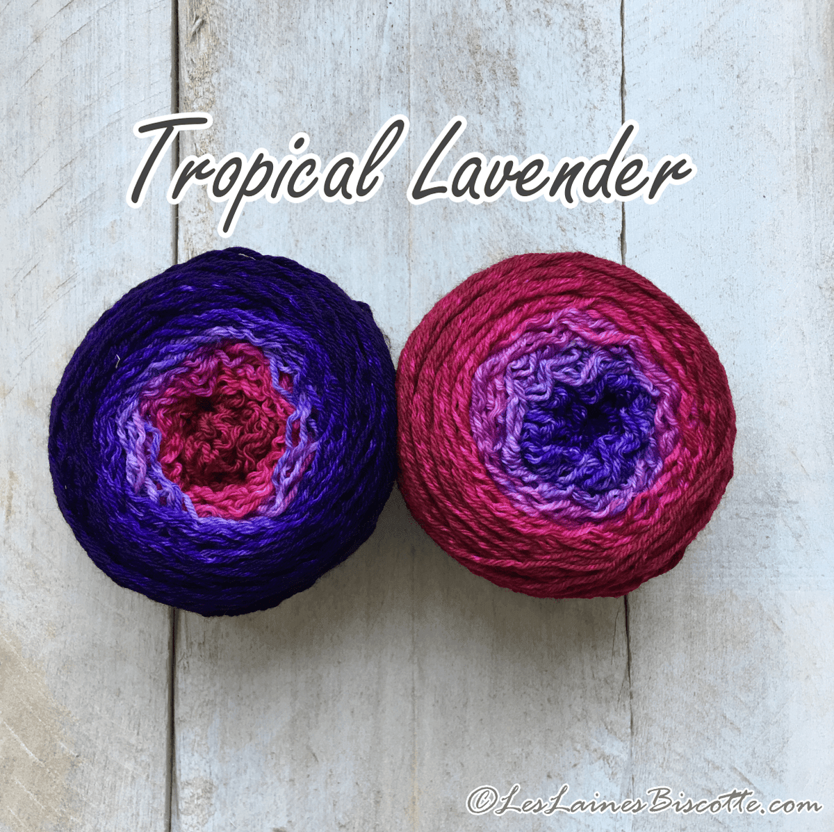 Hand-dyed Sock Yarn - BIS-SOCK TROPICAL LAVENDER