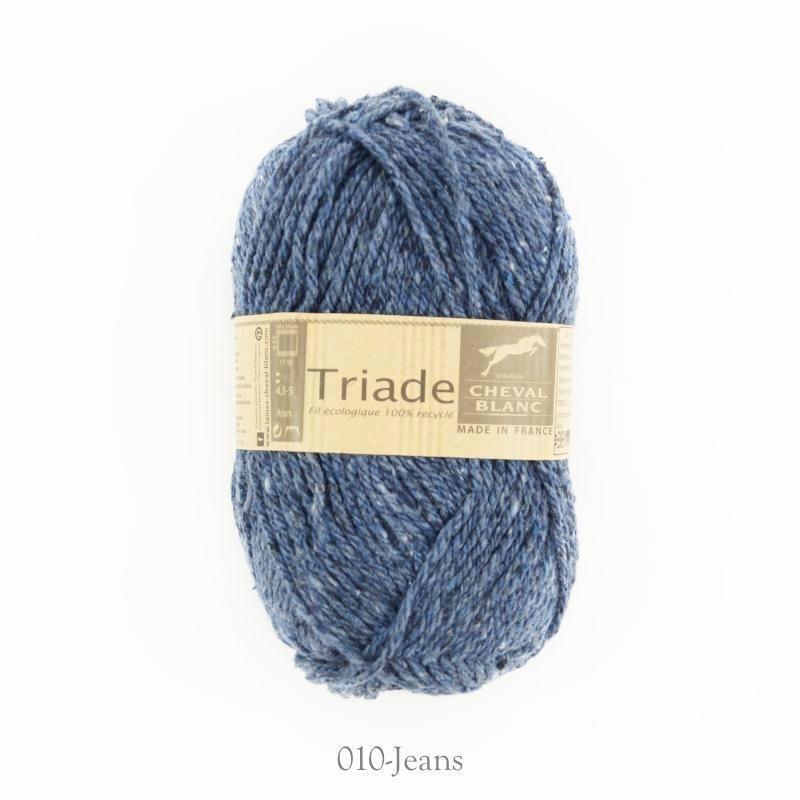 Laines Cheval Blanc - Triade - Color: Triade - 010 JEANS