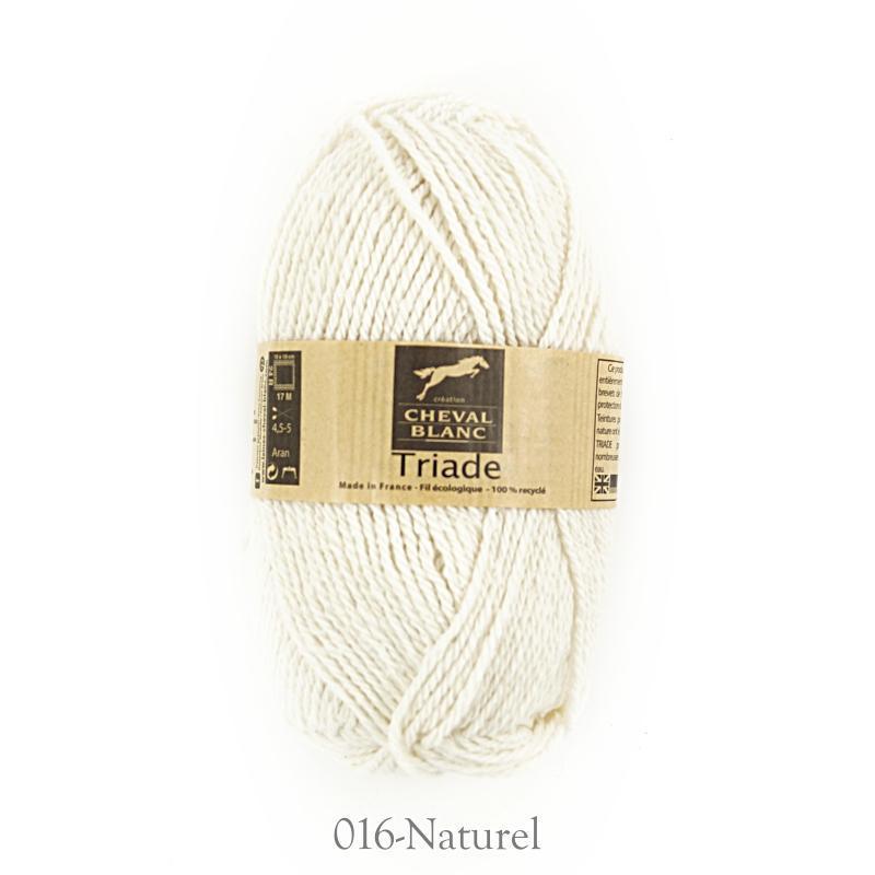 Laines Cheval Blanc - Triade - Color: Triade - 016 NATUREL