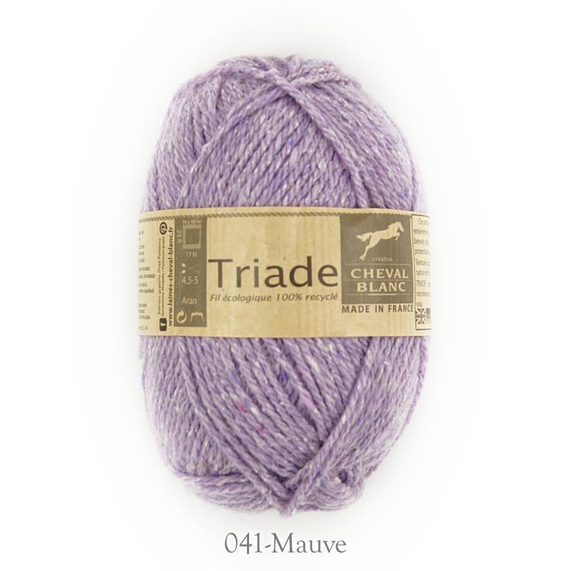 Laines Cheval Blanc - Triade - Color: Triade - 041 MAUVE