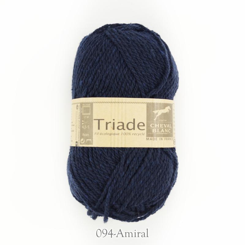 Laines Cheval Blanc - Triade - Color: Triade - 094 AMIRAL