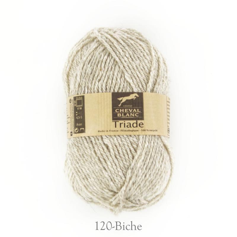 Laines Cheval Blanc - Triade - Color: Triade - 120 BICHE