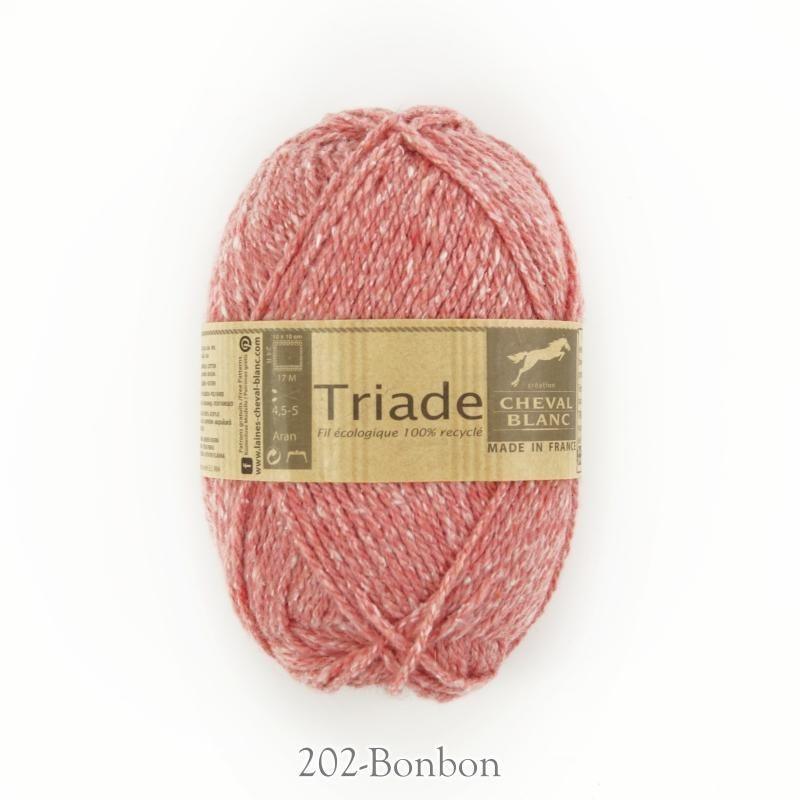 Laines Cheval Blanc - Triade - Color: Triade - 202 BONBON