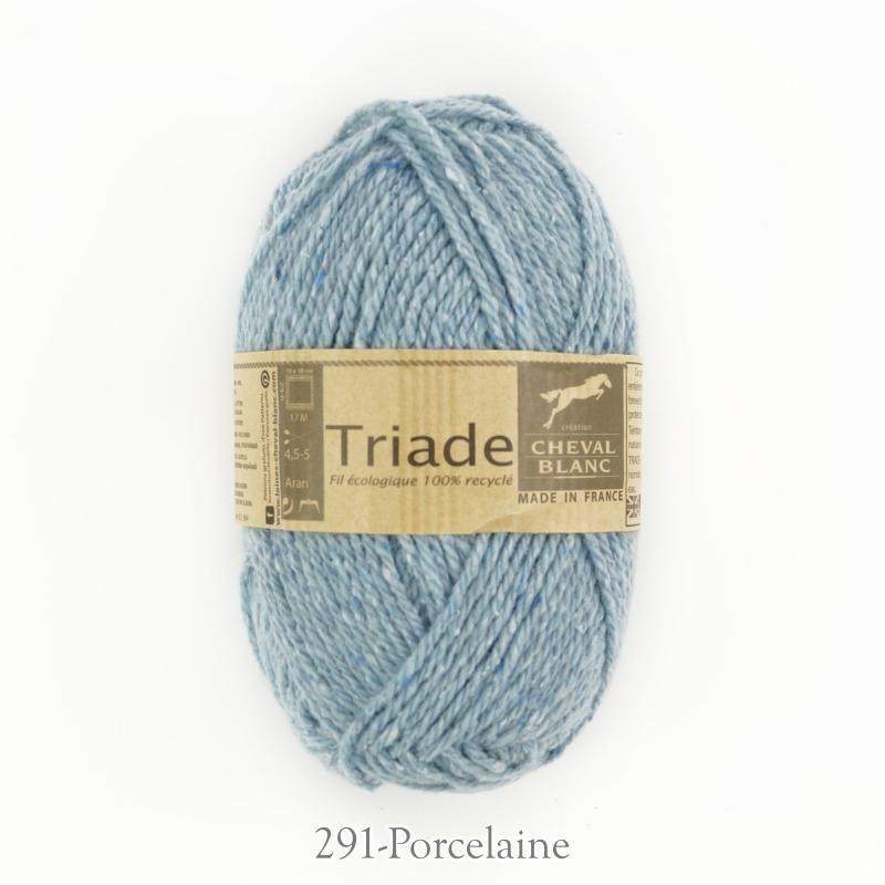 Laines Cheval Blanc - Triade - Color: Triade - 291 PORCELAINE (Disc)