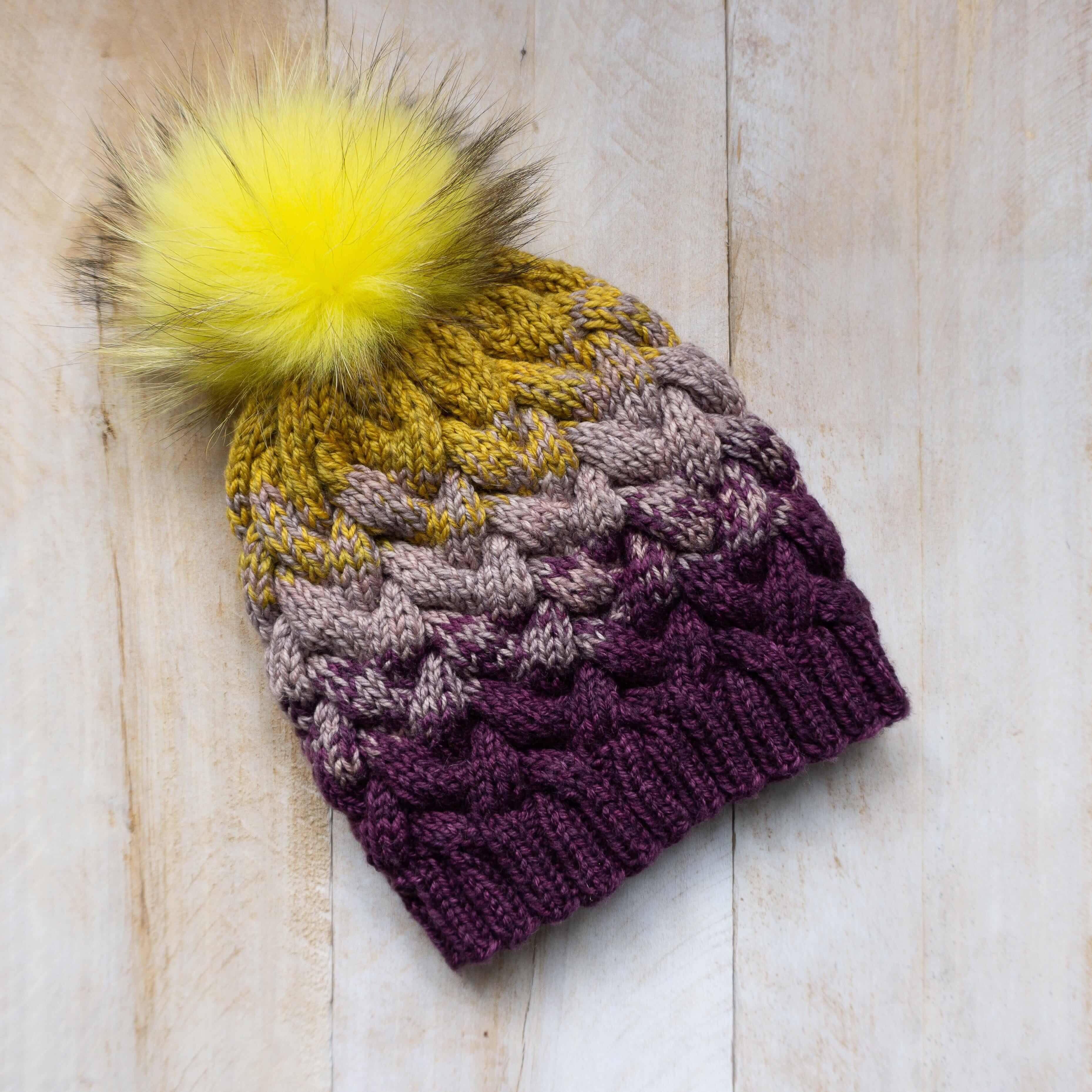 Brin de Folie Matching Hat & Scarf Knitting Patterns – Les Laines