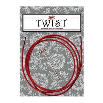 ChiaoGoo TWIST Red Cables - Les Laines Biscotte Yarns