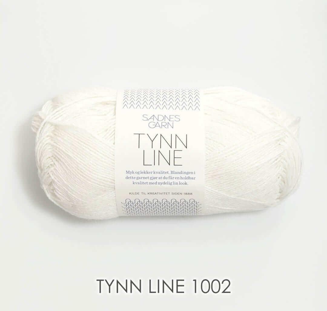 Sandness Garn - Tynn Line - Color: 1002 - Blanc