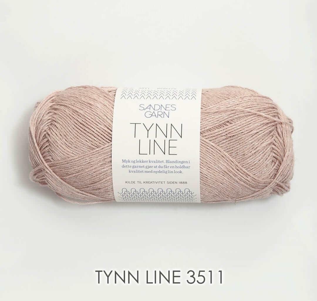 Sandness Garn - Tynn Line - Color: 3511 - Powder rose