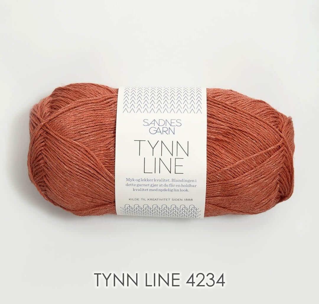 Sandness Garn - Tynn Line - Color: 4234 - Terracotta