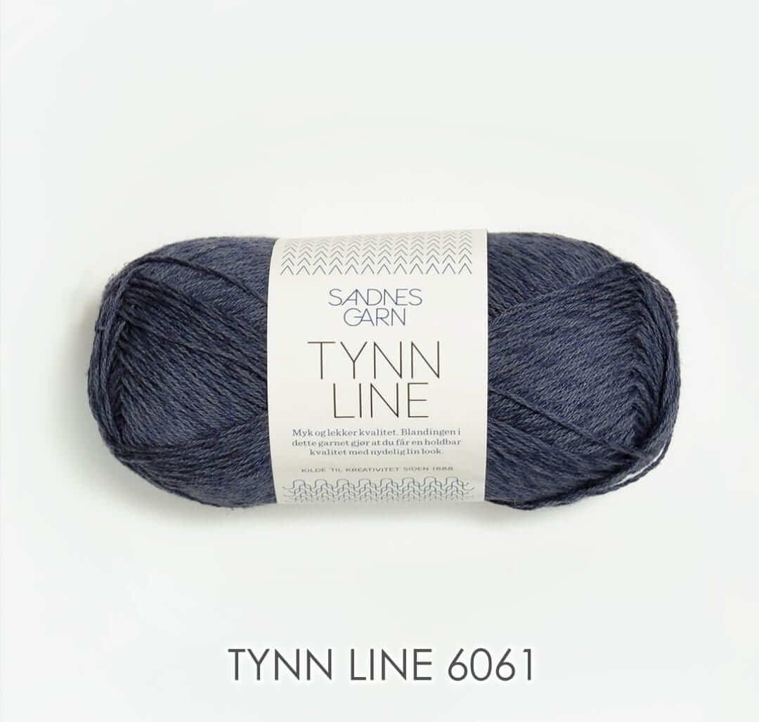 Sandness Garn - Tynn Line - Color: 6061 - Dark Blue