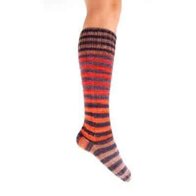 Urth Uneek - Self-Striping Matching Sock-Kit - Color: DUS65