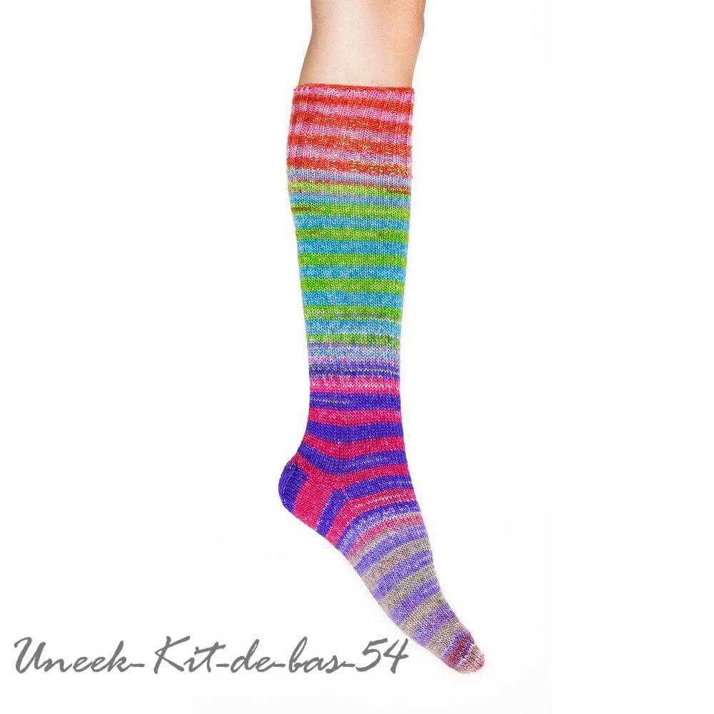 Urth Uneek - Self-Striping Matching Sock-Kit - Color: DUS54