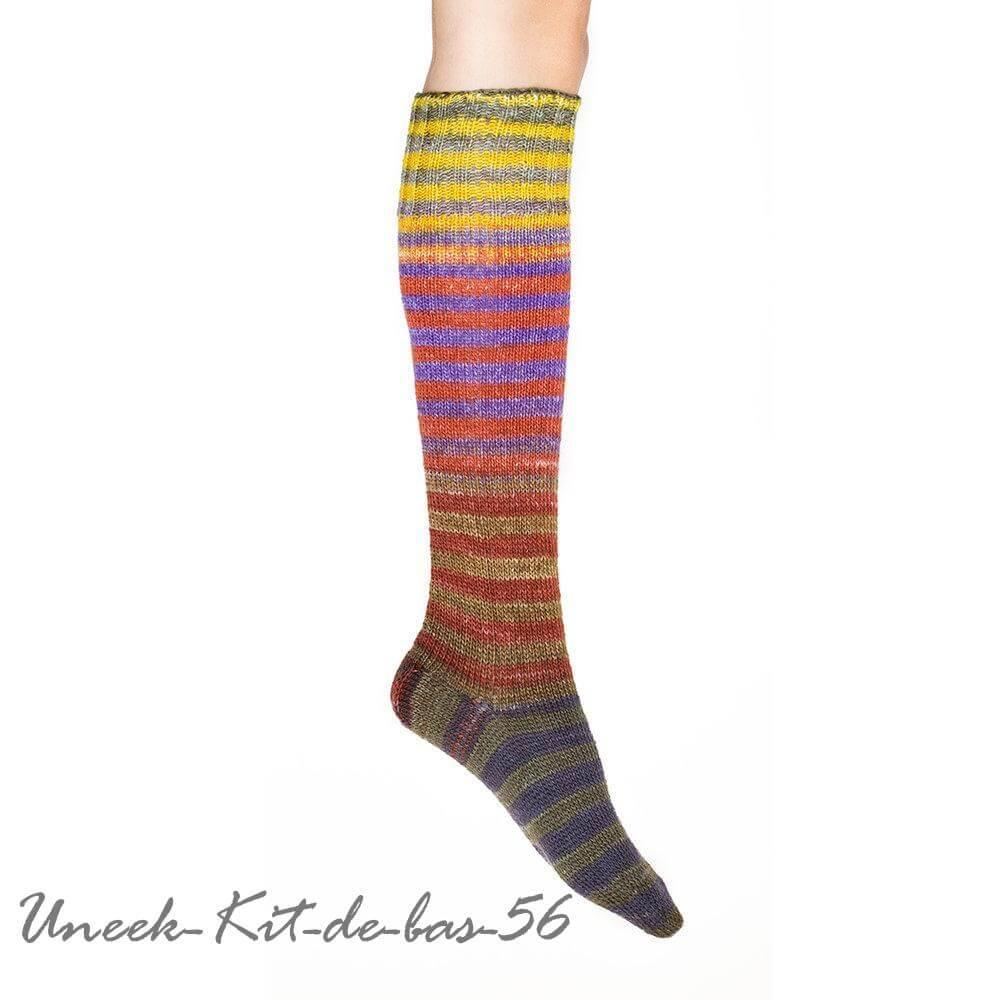 Urth Uneek - Self-Striping Matching Sock-Kit - Color: DUS56