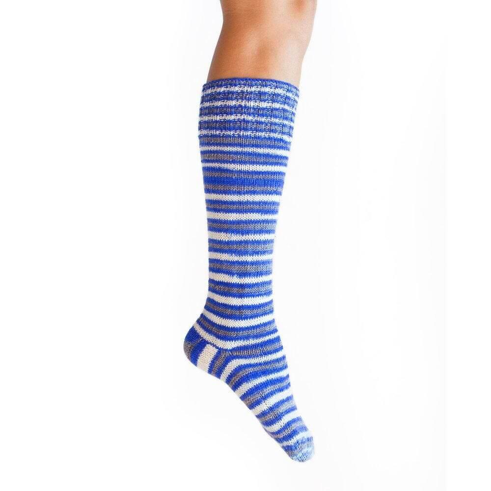 Urth Uneek - Self-Striping Matching Sock-Kit - Color: HUNUKKAH