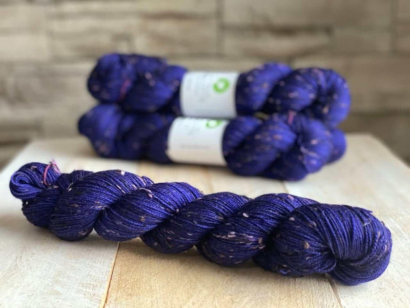 Fingering tweed yarn SIRIUS VIOLETTE