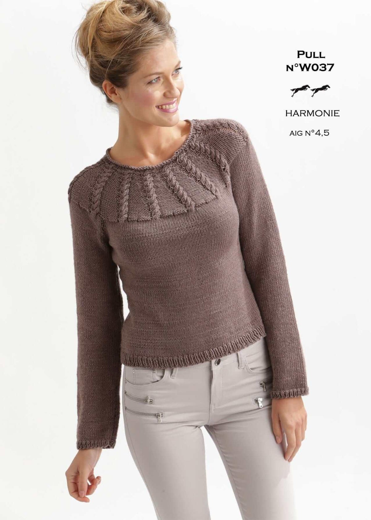 Free Cheval Blanc pattern - Jumper W037 Web Exclusive