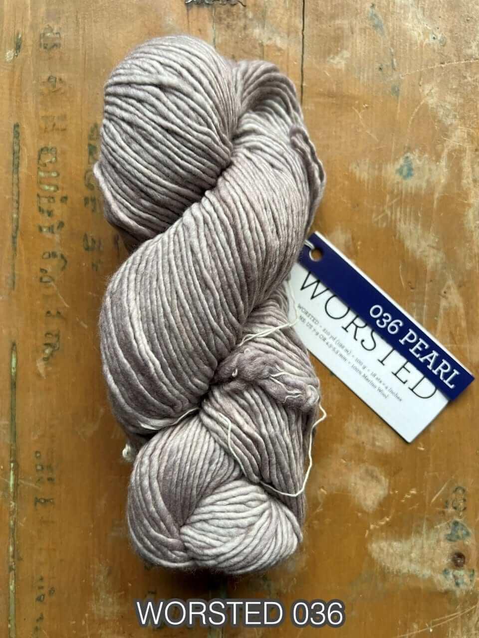 Malabrigo Worsted - Color: 036 Pearl