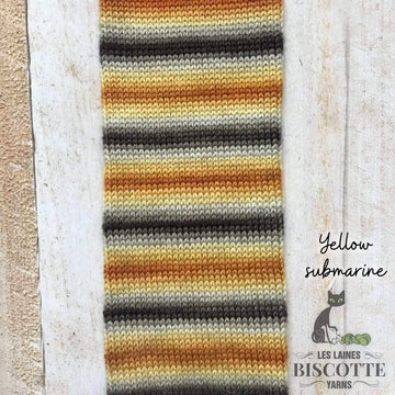 Self-Striping Sock Yarn - BIS-SOCK YELLOW SUBMARINE