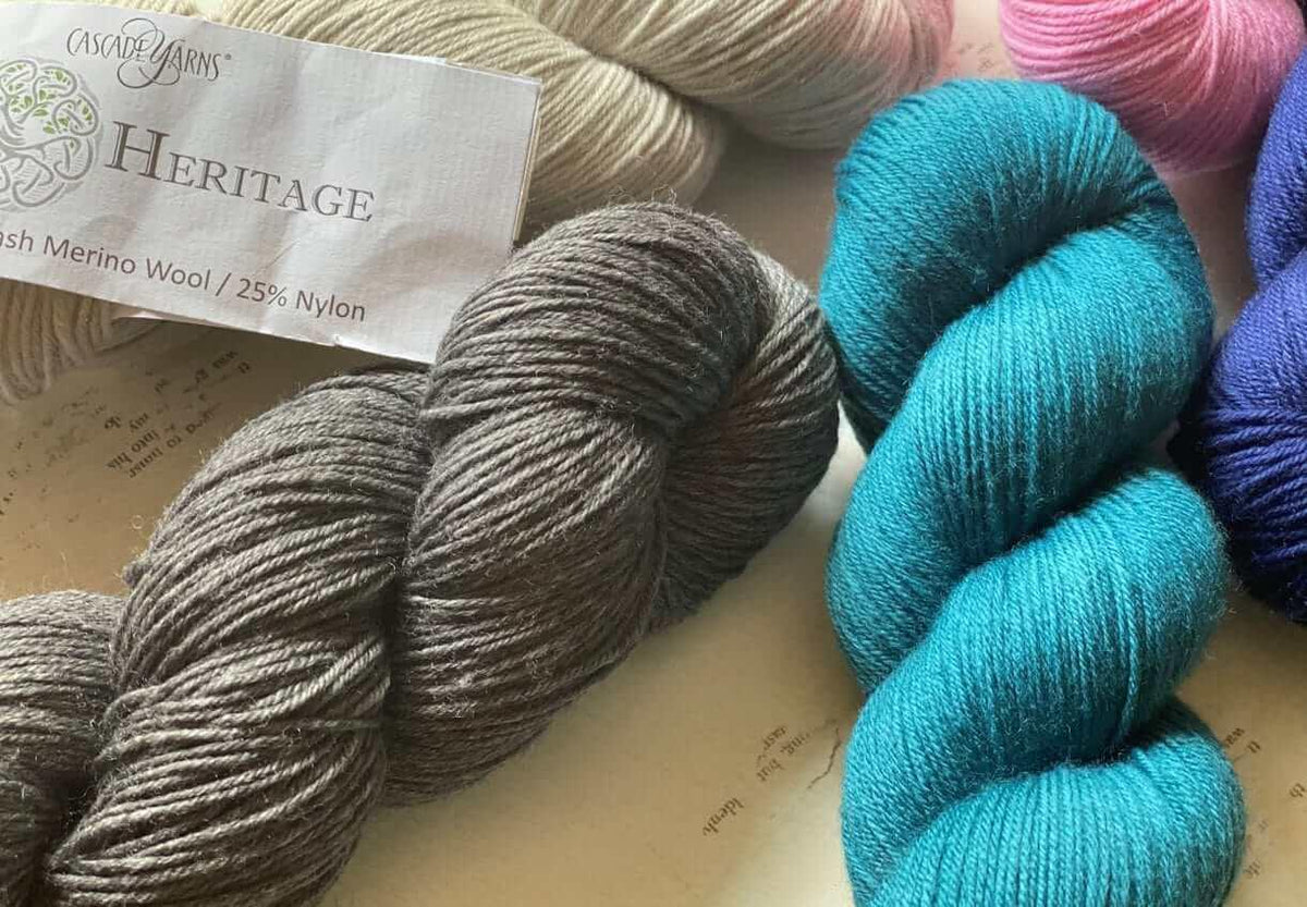 Cascade Yarns Heritage - Color: 5601.0, 5603.0, 5604.0, 5606.0, 5607.0, 5608.0, 5610.0, 5612.0, 5613.0, 5615.0, 5616.0, 5617.0, 5618.0, 5619.0, 5623.0, 5625.0, 5629.0, 5630.0, 5631.0, 5636.0, 5638.0, 5640.0, 5652.0, 5654.0, 5660.0, 5681.0, 5682.0, 5683.0, 5685.0, 5672.0, 5706.0, 5707.0, 5715.0, 5719.0, 5723.0, 5734.0, 5735.0, 5736.0, 5737.0, 5738.0, 5740.0, 5742.0, 5743.0, 5744.0, 5745.0, 5753.0, 5754.0, 5762.0, 5756.0, 5757.0, 5758.0, 5759.0, 5760.0, 5761.0, 5763.0, 5773.0, 5775.0