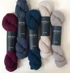 Shibui - Collection Cima - Color: 11 - Tar, 13 - Caffeine, 115 (Disc) - Brick, 116 - Suit, 2001 - Abyss, 2002 - Graphite, 2003 - Ash, 2004 - Ivory, 2018 - Bordeaux, 2034 - Blueprint, 2035 (Disc) - Fog, 2038 - Cove, 2041 - Pollen, 2180 - White, 2181 - Bone, 2182 - Shore, 2185 - Deep Water, 2187 (Disc)- Ember, 2205 - Caper, 2202 - Syrah