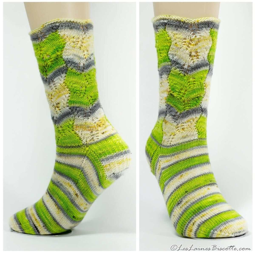 Bargello Socks Pattern