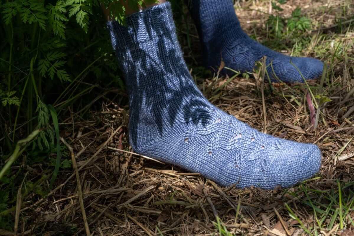 Wandering Leaves Sock Pattern