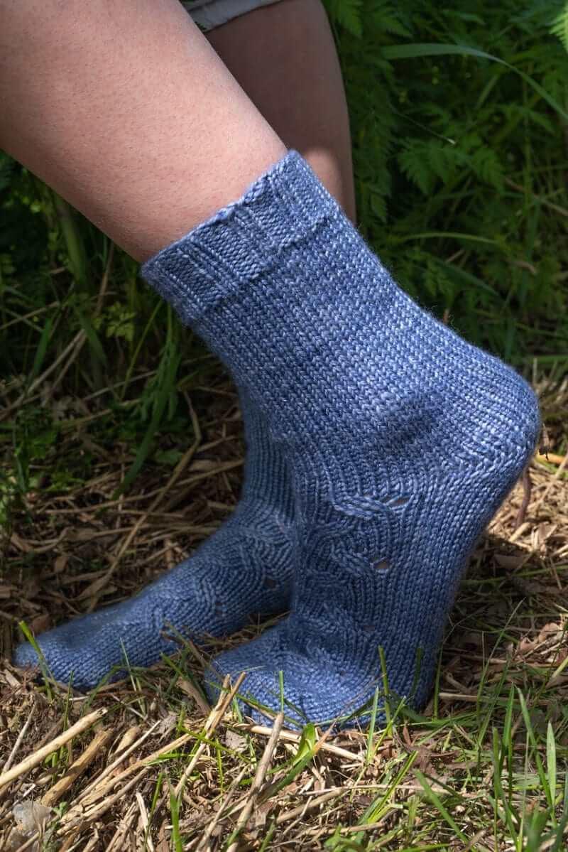 Wandering Leaves Sock Pattern