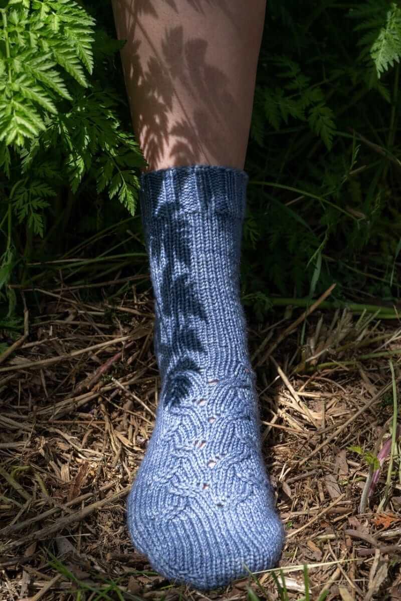 Wandering Leaves Sock Pattern