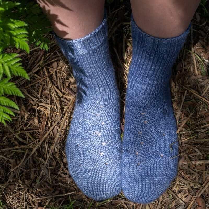 Wandering Leaves Sock Pattern