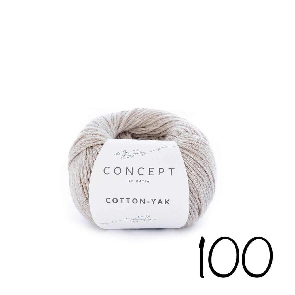 Cotton-Yak / Katia Concept - Color: 100 - Beige