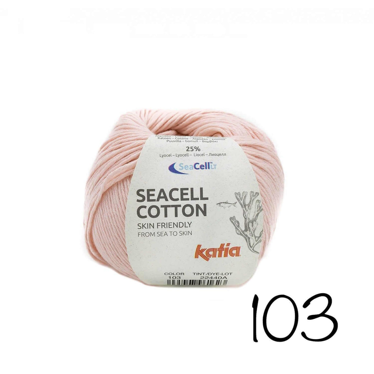 SeaCell Cotton - Katia - Color: 103 - Light pink