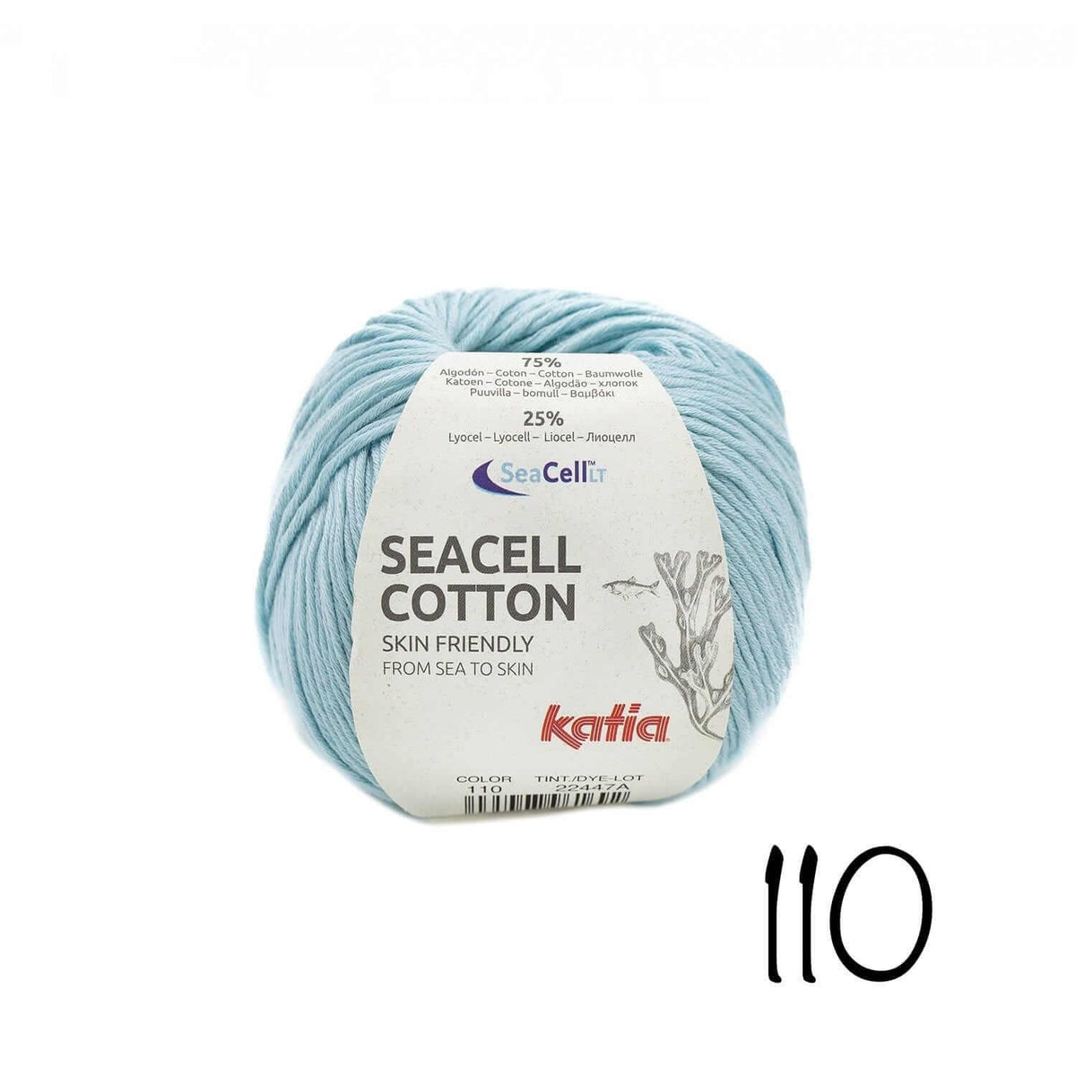 SeaCell Cotton - Katia - Color: 110 - Sky blue