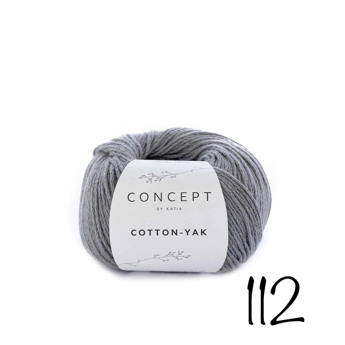 Cotton-Yak / Katia Concept - Color: 112 - Gris Clair