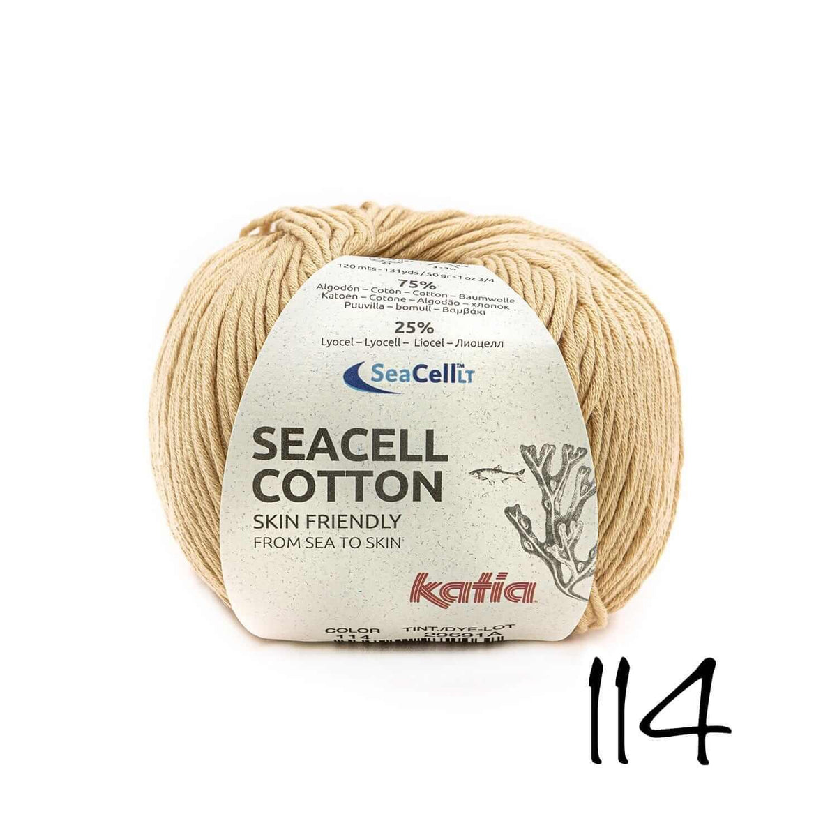 SeaCell Cotton - Katia - Color: 114 - Light salmon